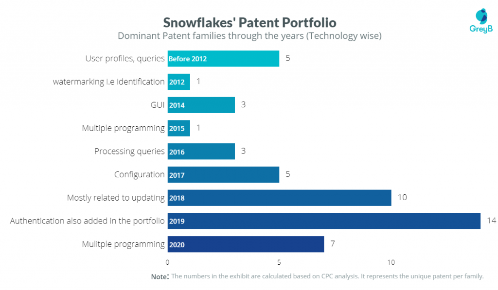 Snowflake Inc Patent Portfolio 