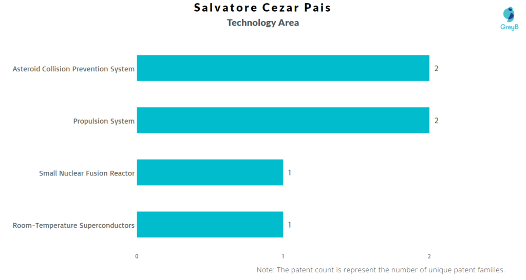 Salvatore Cezar Pais Patent Technology Area