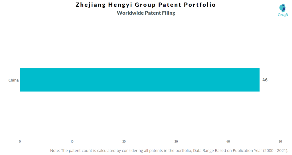 Zhejiang Hengyi Group Patent Portfolio Worldwide Filing
