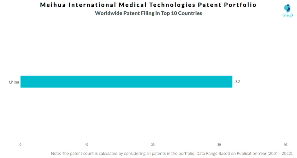 Meihua Medical Technologies Worldwide Filing in Top 10 Countries