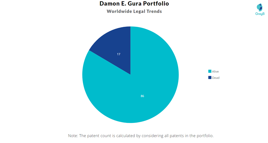 Damon Gura Patent Portfolio