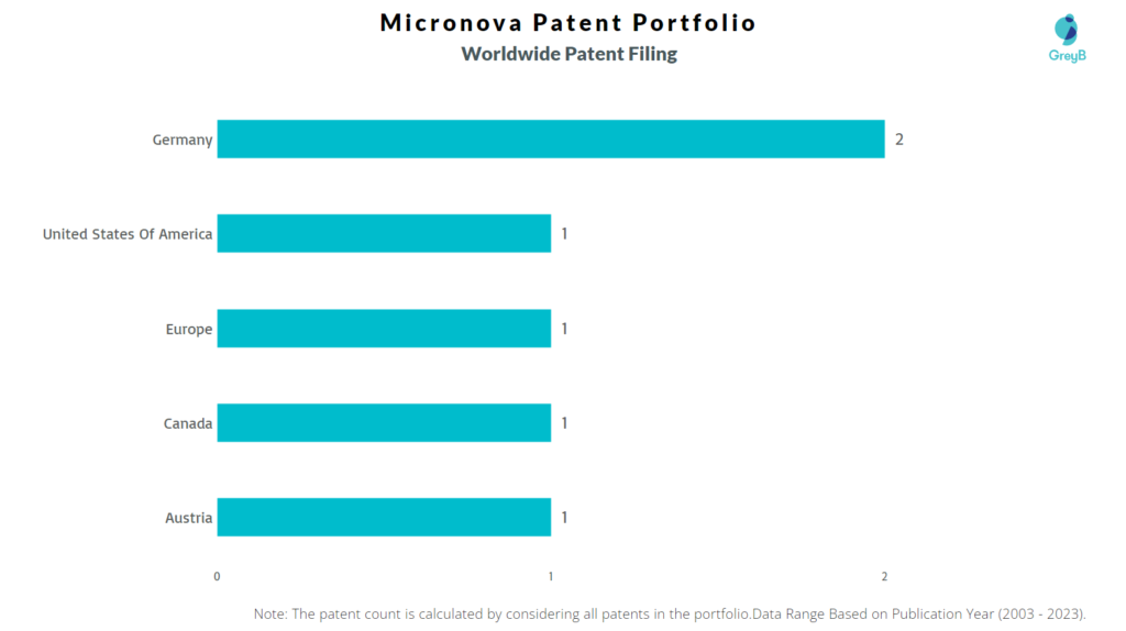 Micronova Worldwide Patent Filing