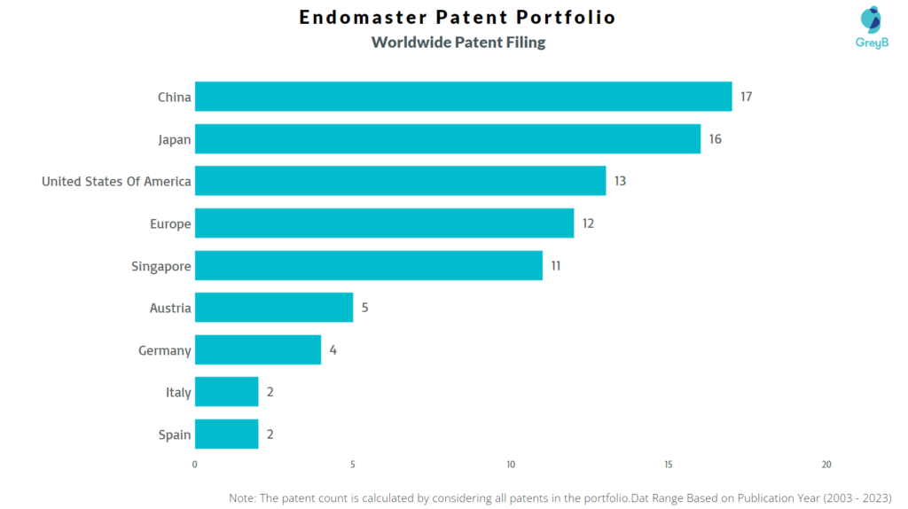 Endomaster Worldwide Patent FIling