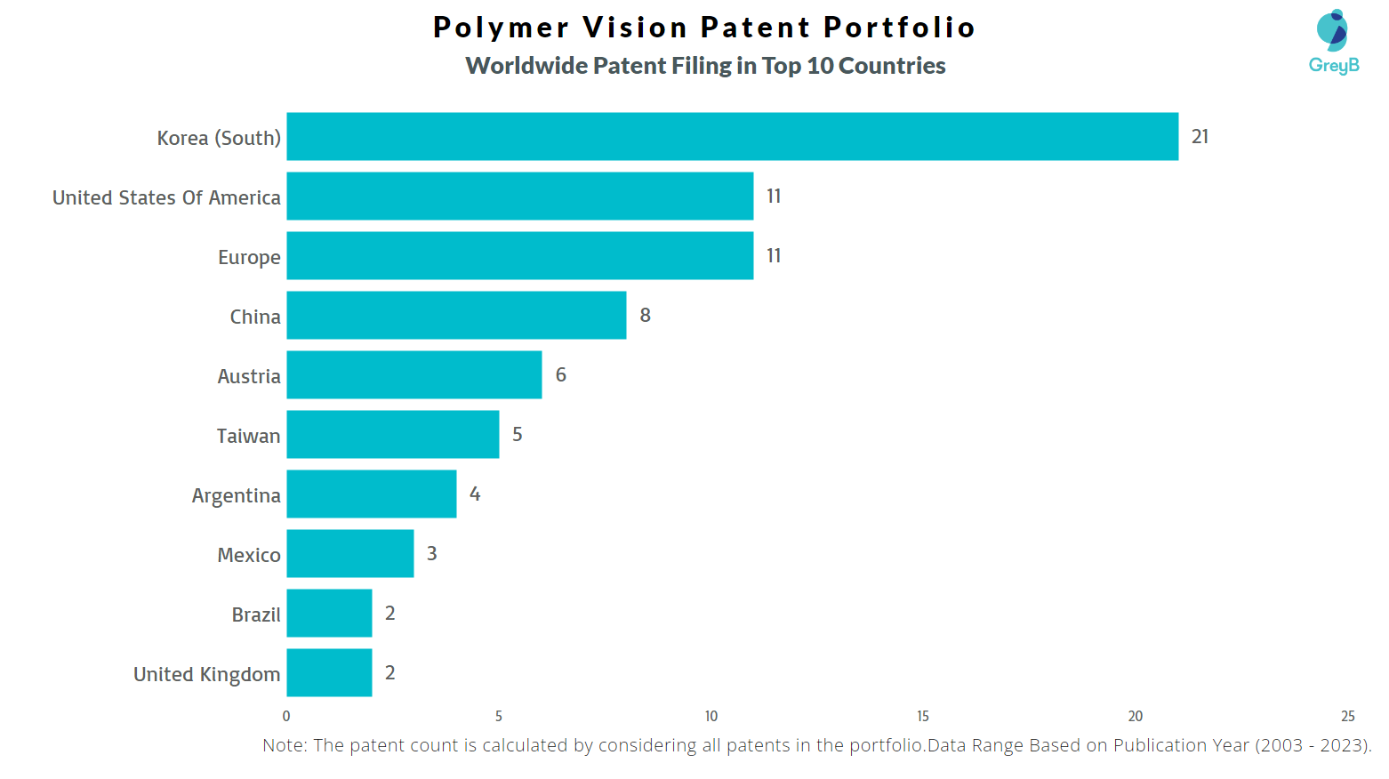 Polymer Vision Worldwide Patent Filing