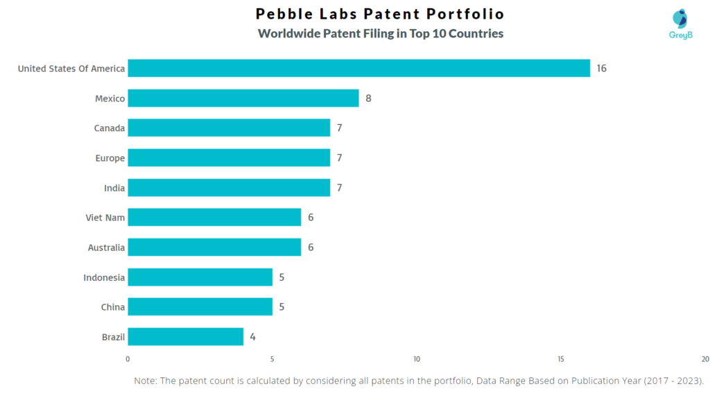 Pebble Labs Worldwide Patent Filing