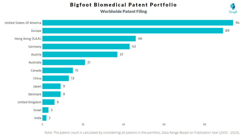 Bigfoot Biomedical Worldwide Patent Filing