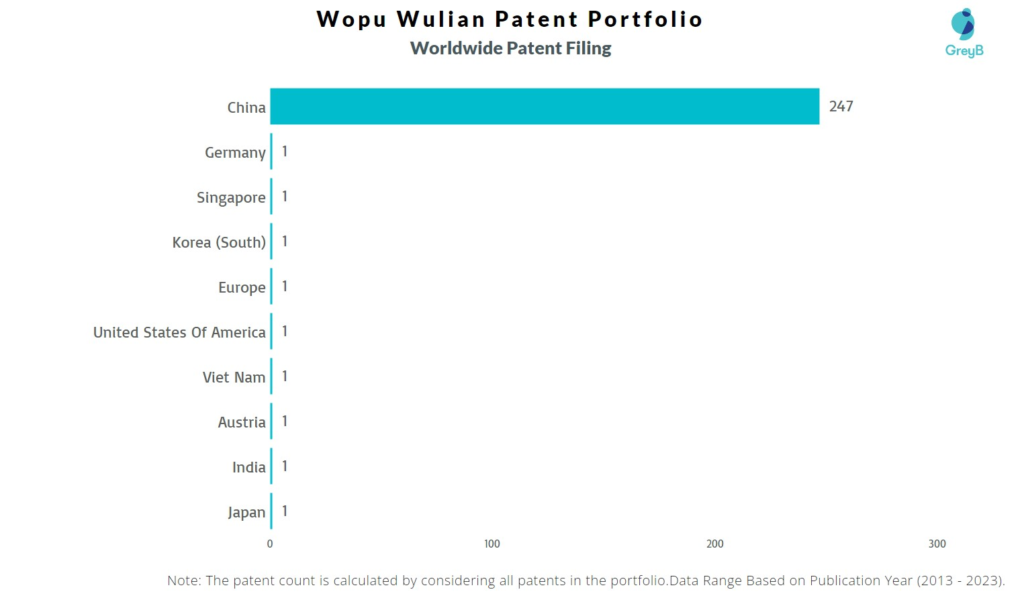 Wopu Wulian Worldwide Patent Filing