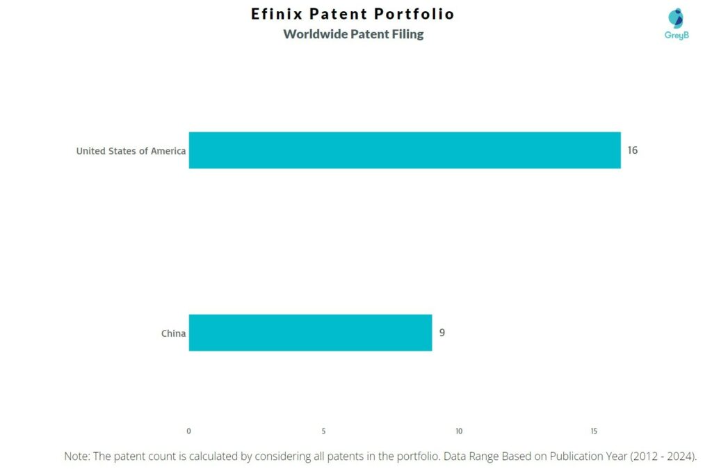 Efinix Worldwide Patent Filing