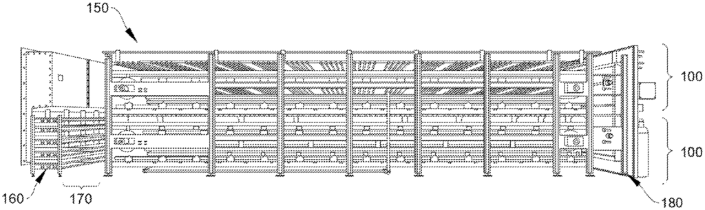 Side-view of Plant Cultivation Facility in Urban Crop Solutions