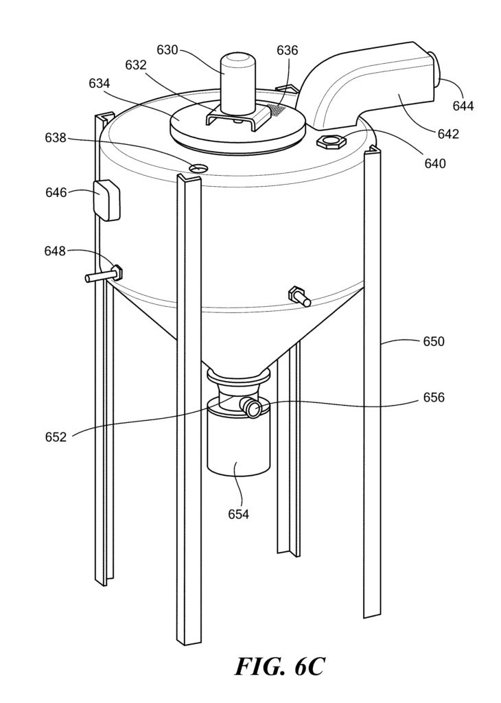 Substrate pasteurization tank for fungi production of Freight Farms