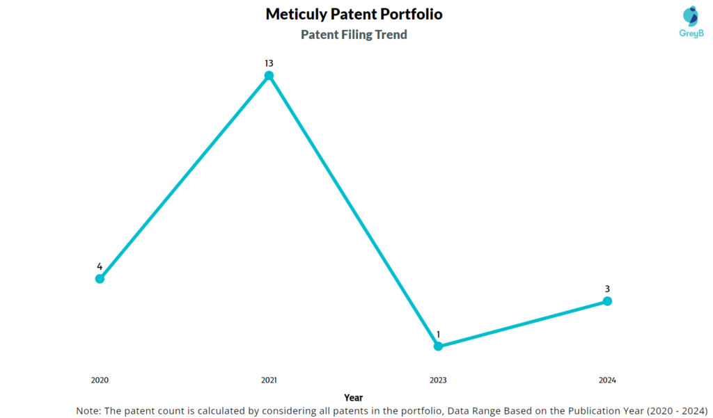 Meticuly Patent Filing Trend