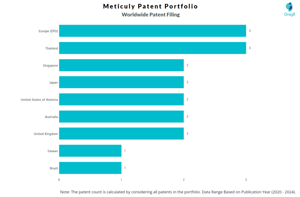 Meticuly Worldwide Patent Filing