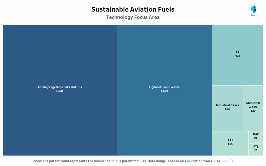 Technology Focus Area of SAF