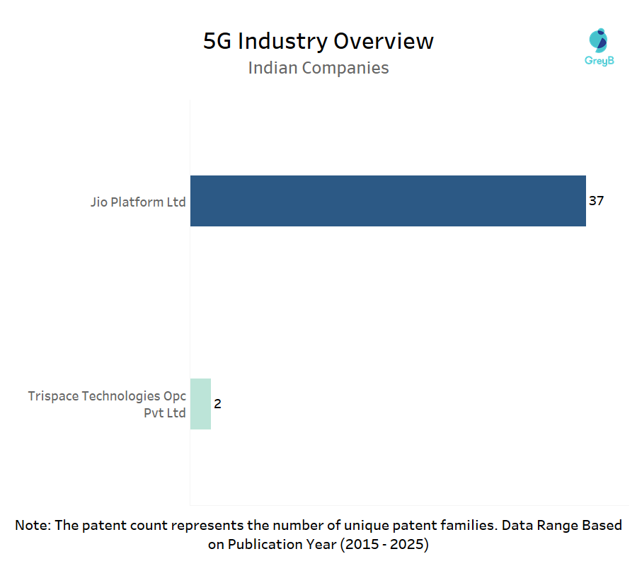 Indian Companies with 5G SEPs